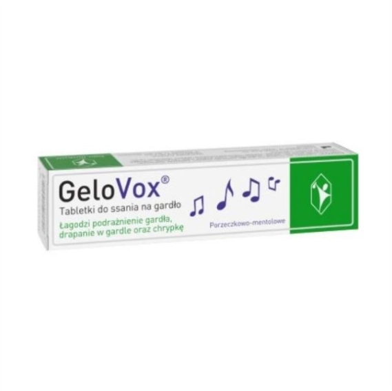 GeloVox porzeczka-mentol 10 tabletek do ssania