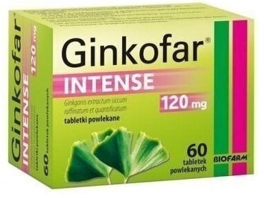 Ginkofar Intense 120 mg 60 tabletek