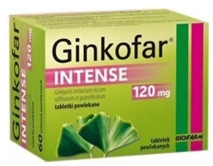 Ginkofar Intense 30 tabletek