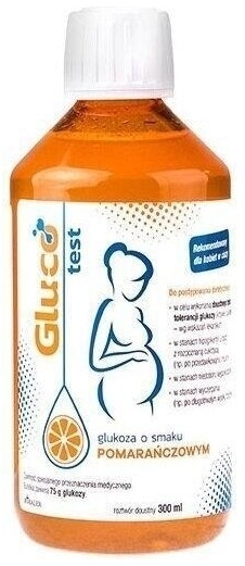 Gluco Test glukoza o smaku pomarańczowym 300 ml