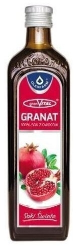 GranVital sok z granatu 490 ml Oleofarm