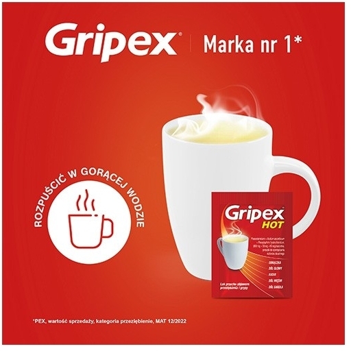 Gripex Hot 8 saszetek