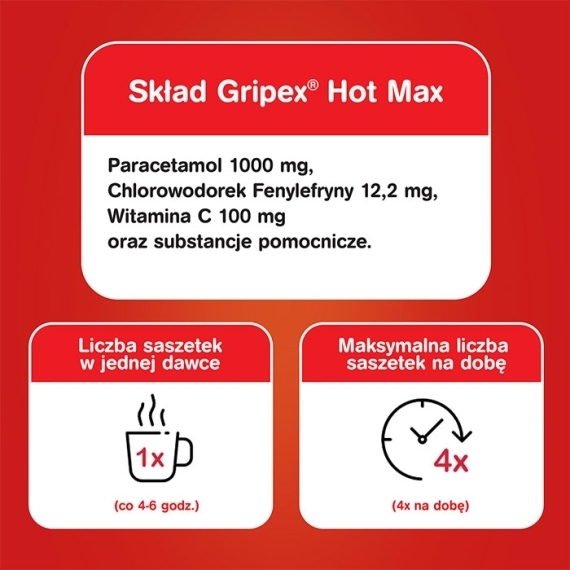 Gripex Hot Max 12 saszetek