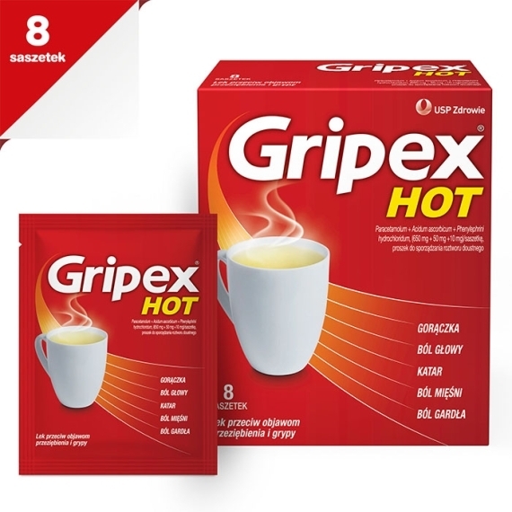 Gripex Hot Max 8 saszetek
