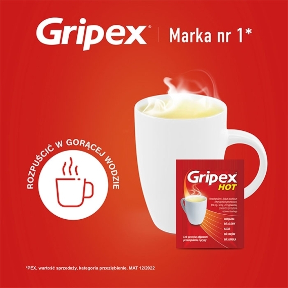 Gripex Hot Max 8 saszetek