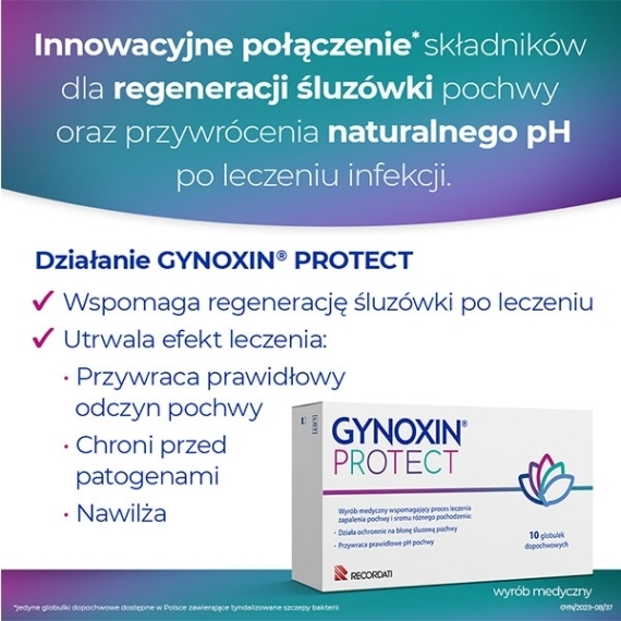 Gynoxin Protect globulki dopochwowe 10 globulek x 2g