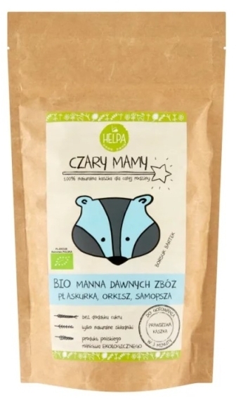 HELPA BIO Kaszka Manna Dawnych Zbóż Czary Mamy 200 g