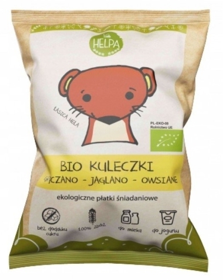 HELPA BIO Kuleczki Gryczano – Jaglano - Owsiane 160 g