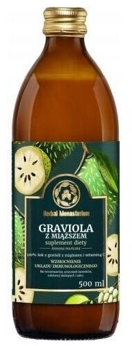 HERBAL MONASTERIUM sok z gravioli z miąższem 500ml