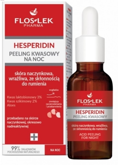 HESPERIDIN Peeling kwasowy na noc 30 ml
