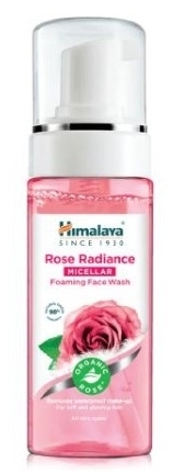 HIMALAYA Rozświetlająca micelarna pianka do mycia twarzy z Różą organiczną 150 ml