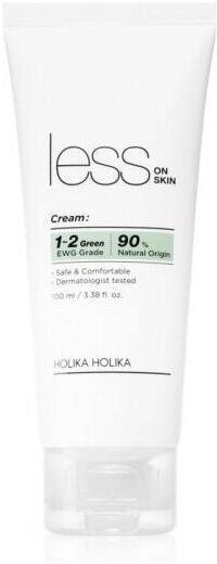 HOLIKA Less on Skin Cream nawilżający krem do skóry wrażliwej 100 ml