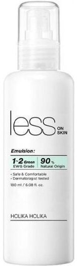 HOLIKA Less on Skin Emulsion nawilżająca emulsja do każdego rodzaju 180 ml