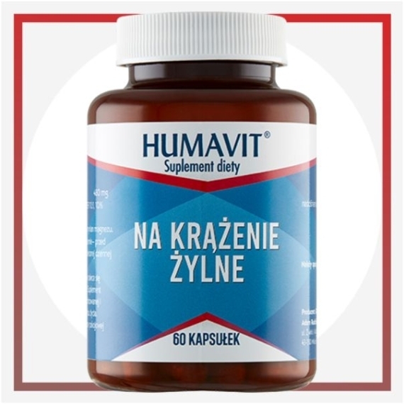 HUMAVIT Na Krążenie Żylne 60 kapsułek