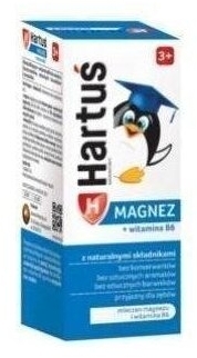 Hartuś Magnez + wit.B6 syrop 120 ml + puzzle