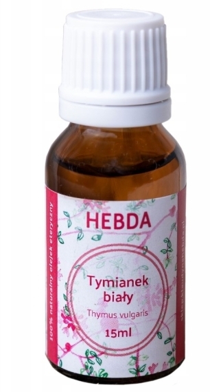 Hebda Olejek Tyminkowy Biały 15 ml