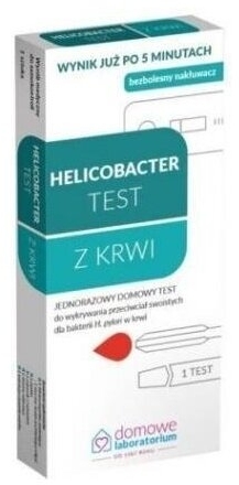 Helicobacter TEST z krwi 1 sztuka