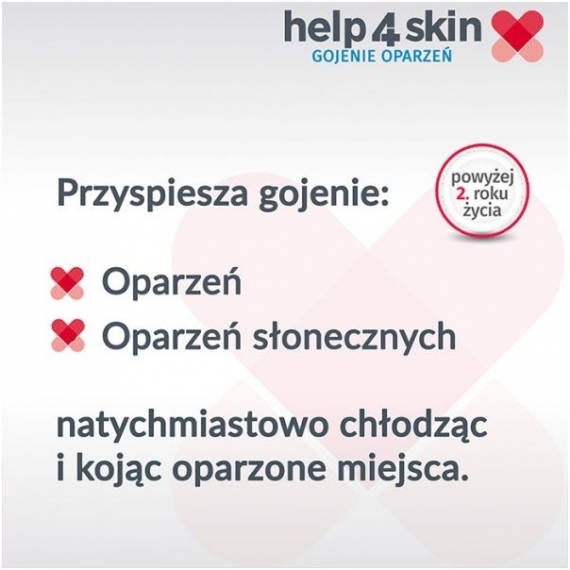 Help4skin gojenie oparzeń żel 75 g