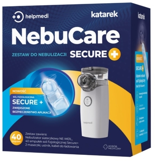 HelpMedi Katarek NebuCare Secure+ Zestaw do nebulizacji