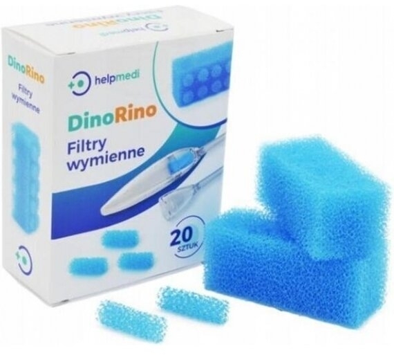 Helpmedi DinoRino wymienne filtry do aspiratora 20 sztuk