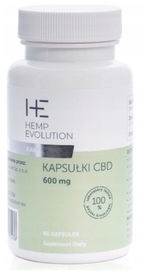 Hemp Evolution RAW 600 mg 60 kapsułek