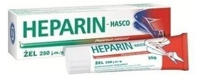 Heparin Hasco żel 250 j.m./g 35 g