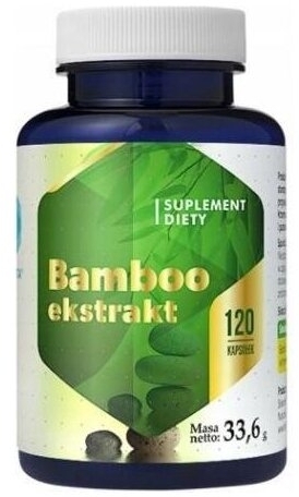 Hepatica Bamboo ekstrakt na włosy i paznokcie 120 kapsułek
