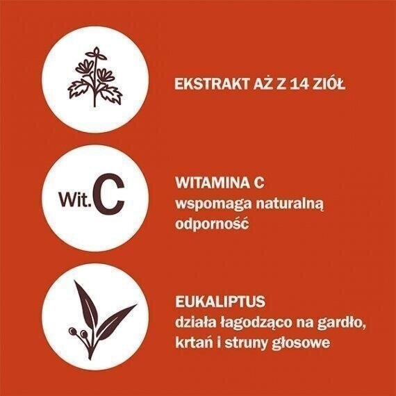 Herbitussin Kaszel i Gardło 12 pastylek