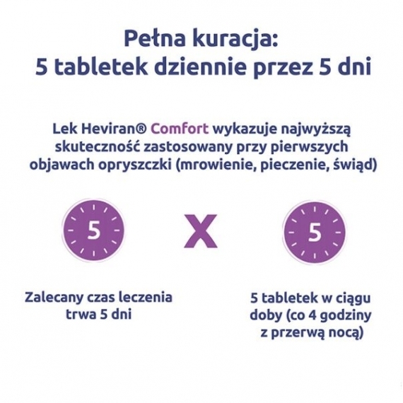 Heviran Comfort 0,2 g 25 tabletek