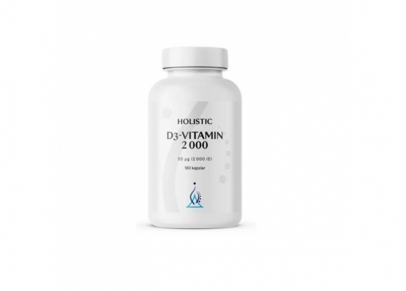Holistic Witamina D3 2000 180 kapsułek