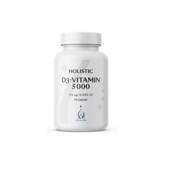 Holistic Witamina D3 5000 90 kapsułek