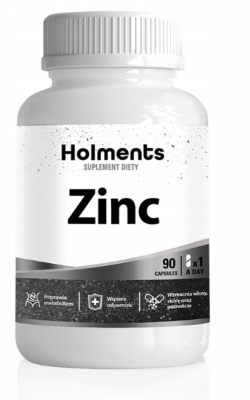 Holments Cynk+Miedź 15mg 90 kapsułek