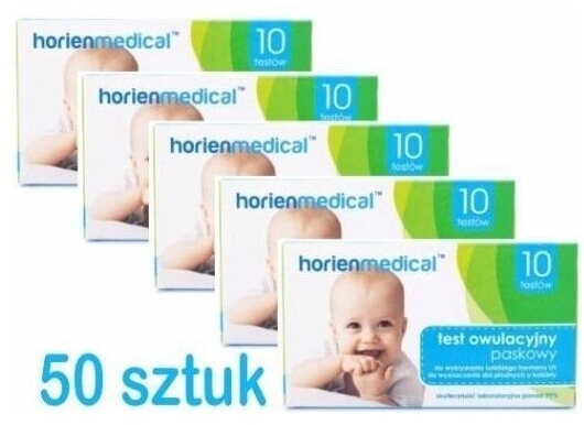 Horien Test owulacyjny paskowy 50 sztuk