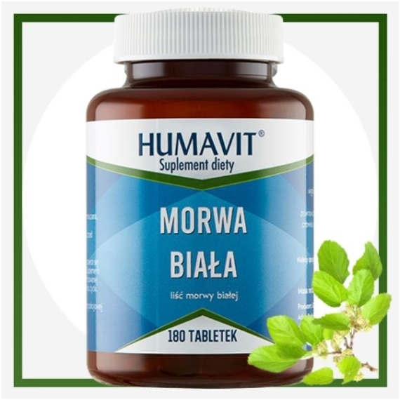 Humavit Morwa Biała 180 tabletek