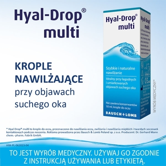 Hyal Drop Multi krople nawilżające 10 ml