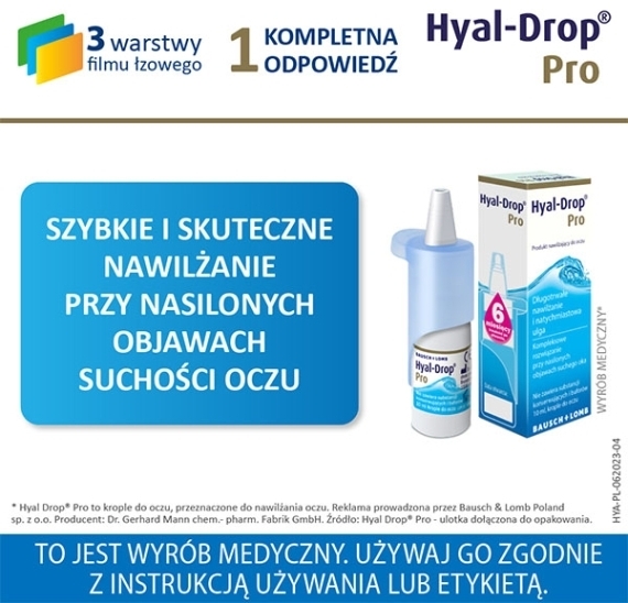 Hyal-Drop Pro krople do oczu 10 ml