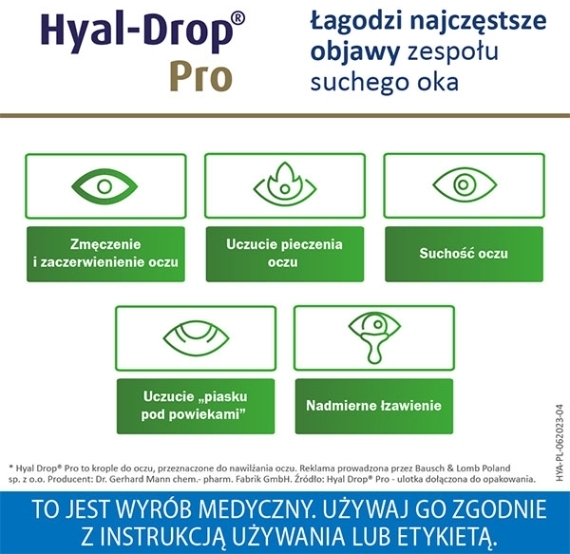 Hyal-Drop Pro krople do oczu 10 ml