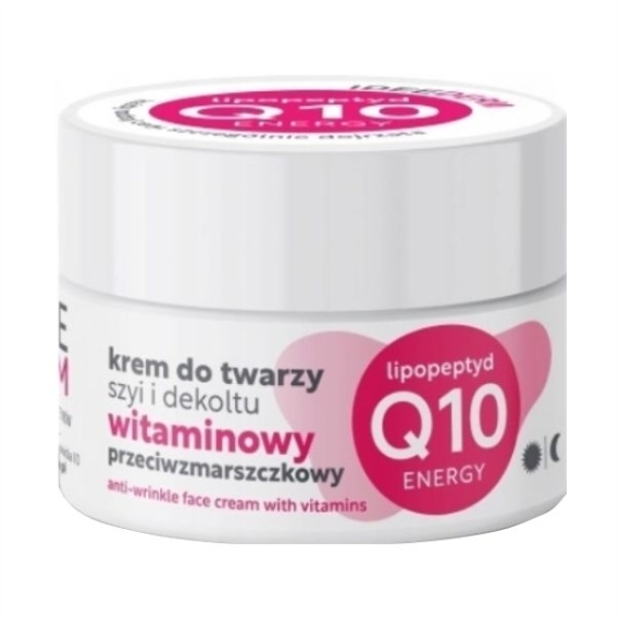 IDEEPHARM IDEEDERM Witaminowy Przeciwzmarszczkowy Krem do twarzy szyi i dekoltu 50 ml