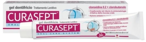 INDENT CURASEPT ADS 720 0,2% CHX + chlorobutanol pasta do zębów 75 ml