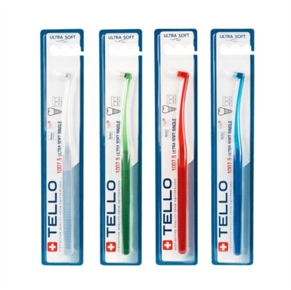 INDENT TELLO 1007,5 Ultra soft single Szczoteczka do zębów 1 sztuka