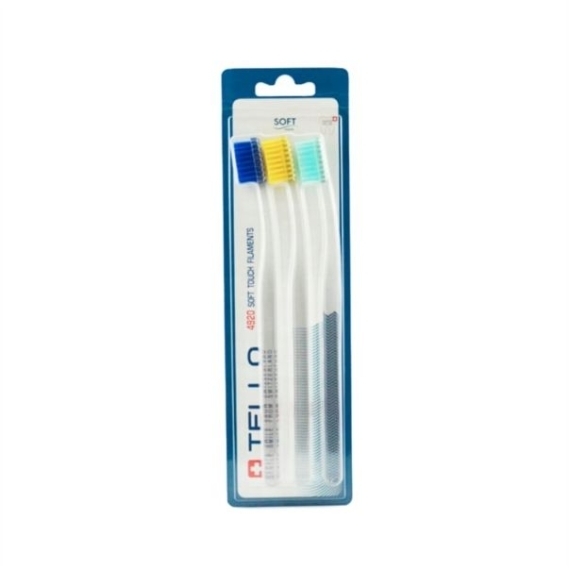INDENT TELLO 4920 Soft Szczoteczki do zębów 3 sztuki