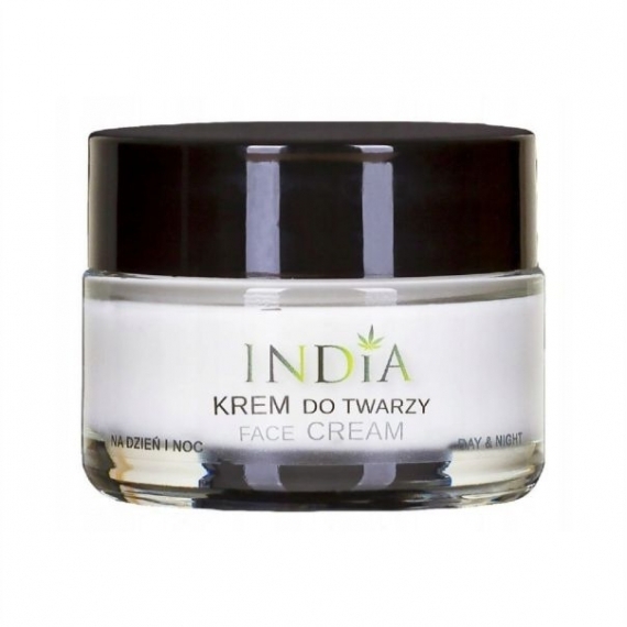 INDIA Krem do twarzy z olejem z konopi 50 ml