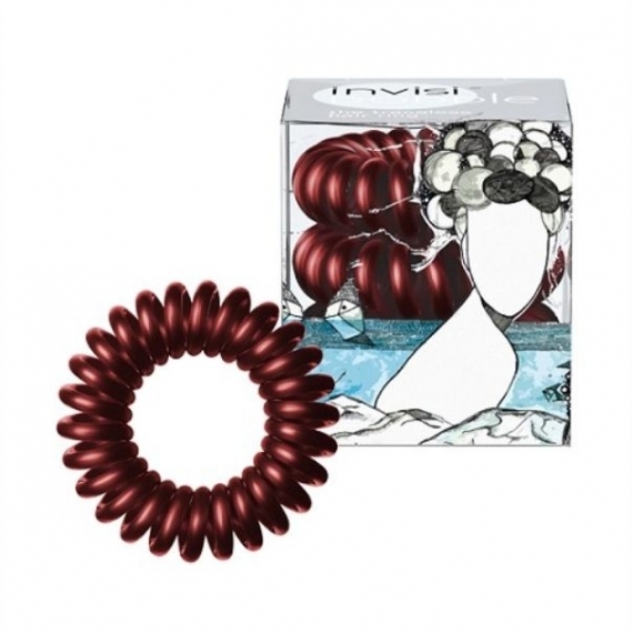 INVISIBOBBLE Gumki do włosów perłowy burgund 3 sztuki