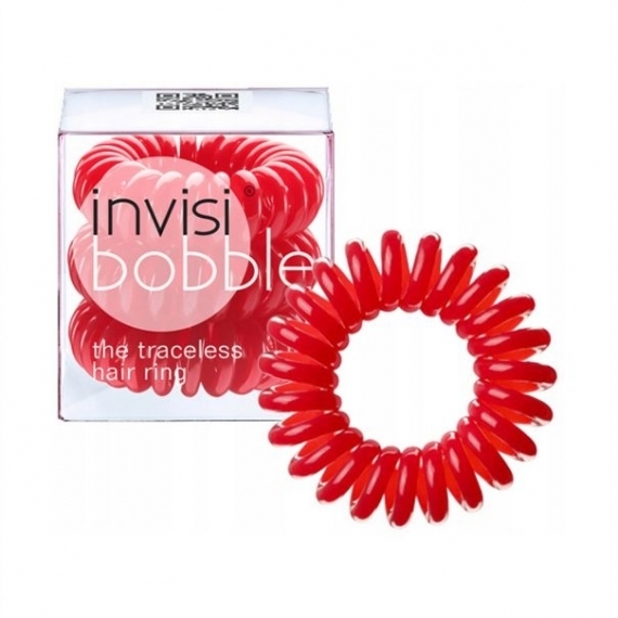 INVISIBOBBLE Rapberry Red Czerwone Gumki 3 sztuki