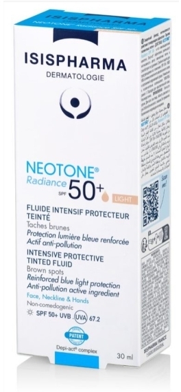 ISISPHARMA NEOTONE RADIANCE SPF50+ Serum likwidujące przebarwienia na dzień SPF50+ 30ml