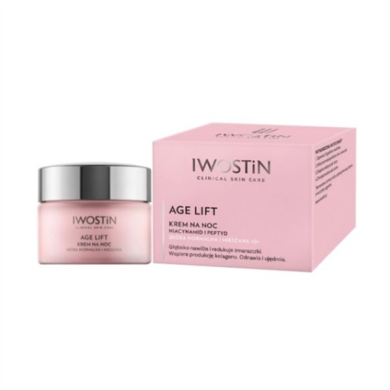 IWOSTIN AGE LIFT Krem na noc do skóry normalnej i mieszanej 50 ml