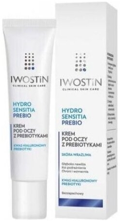 IWOSTIN HYDRO SENSITIA PREBIO Krem pod oczy z prebiotykami 15 ml