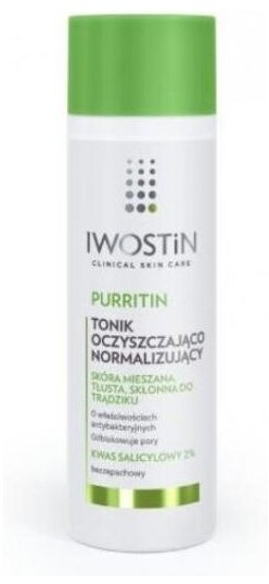 IWOSTIN PURRITIN Tonik oczyszczająco normalizujący 200 ml