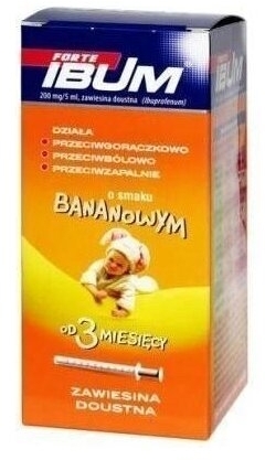 Ibum Forte smak bananowy zawiesina 100 g