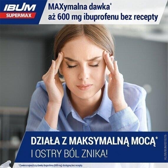 Ibum Supermax 600 mg 10 kapsułek
